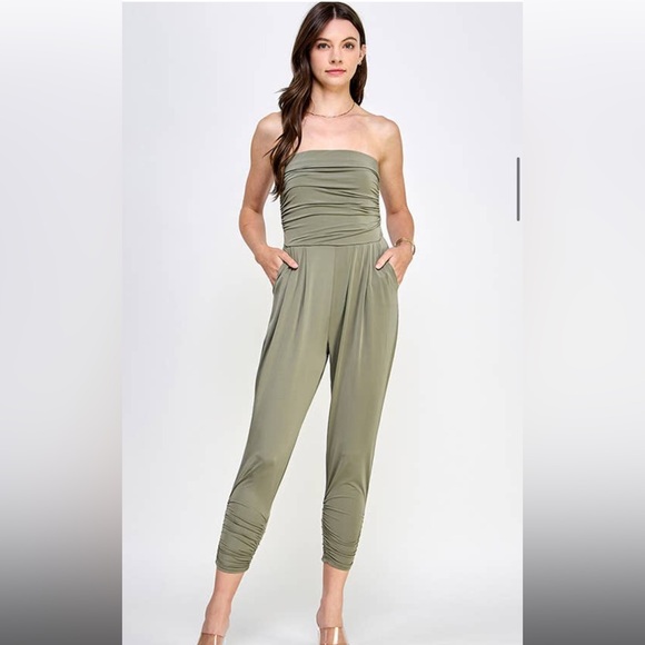 Heart and Hips Strapless Jumpsuit - Picture 6 of 6